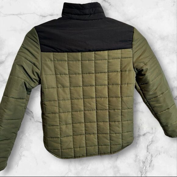 NOMAD Full Zip Puffer Coat Jacket Green Black Men's Size Medium - Picture 2 of 5